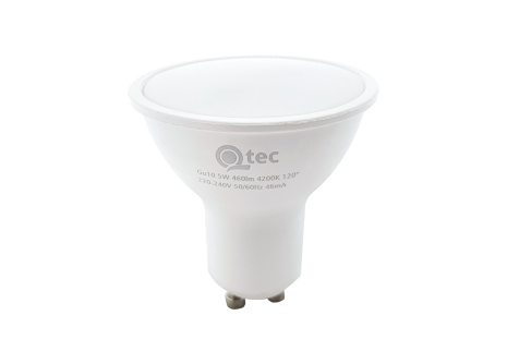 LED žiarovka Qtec 5W GU10 460lm neutrálna biela