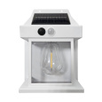 TR- 63 LED Solárna nástenná lampa so senzorom pohybu - biela Trixline