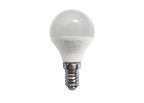 LED žiarovka Trixline 4W 368lm E14 P45 neutrálna biela