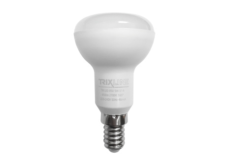 LED žiarovka Trixline 5W 450lm E14 R50 teplá biela